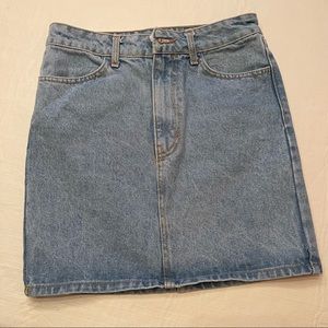 Brandy Melville jean skirt